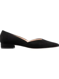 Leder-Ballerinas "Boulevard 20" in Schwarz