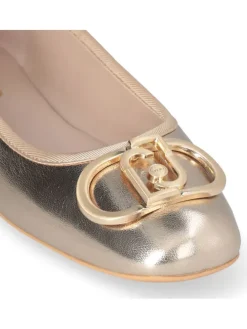 Leder-Ballerinas 