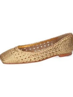 Leder-Ballerinas "Elyssa 1" in Gold