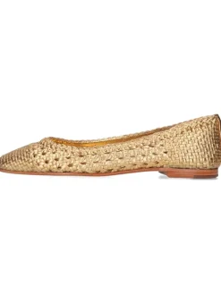 Leder-Ballerinas "Elyssa 1" in Gold