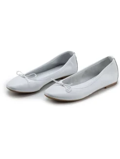 Leder-Ballerinas "Eridinetta" in Weiß