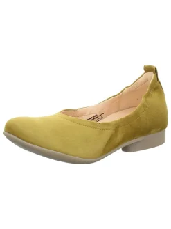 Leder-Ballerinas "Guad2" in Gelb