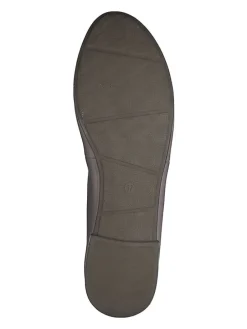 Leder-Ballerinas in Altrosa