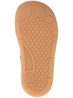 Leder-Ballerinas in Dunkelblau