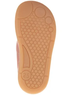 Leder-Ballerinas in Rosa