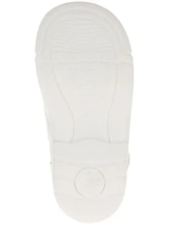 Leder-Ballerinas in Weiß