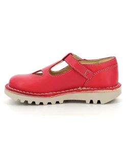 Leder-Ballerinas "Kick Mary Jane" in Rot