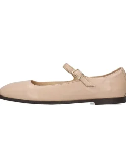 Leder-Ballerinas "Livia 7" in Beige