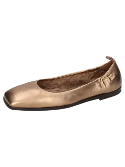 Leder-Ballerinas "Livia 3" in Gold