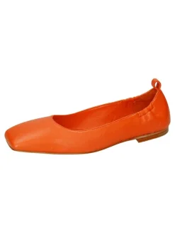 Leder-Ballerinas "Livia 3" in Orange