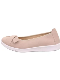 Leder-Ballerinas "Lucca" in Beige