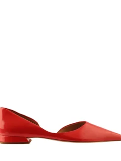 Leder-Ballerinas "Vivien" in Koralle