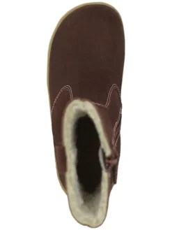 Leder-Barfuß-Boots in Braun