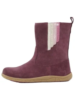 Leder-Barfuß-Boots in Pink