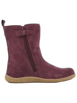 Leder-Barfuß-Boots in Pink