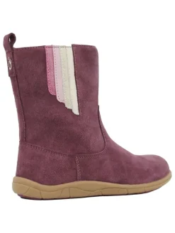 Leder-Barfuß-Boots in Pink