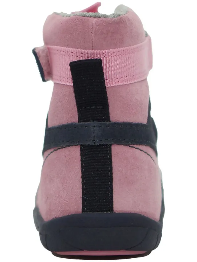 Leder-Barfuß-Boots in Rosa