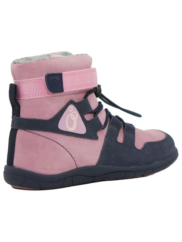 Leder-Barfuß-Boots in Rosa