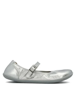 Leder-Barfußschuhe "Amber 2.0" in Silber