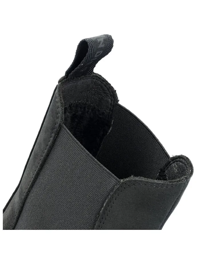 Leder-Barfußschuhe "Camden" in Anthrazit