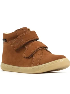 Leder-Barfußschuhe "Dash" in Cognac