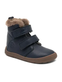 Leder-Barfußschuhe "Emil" in Dunkelblau