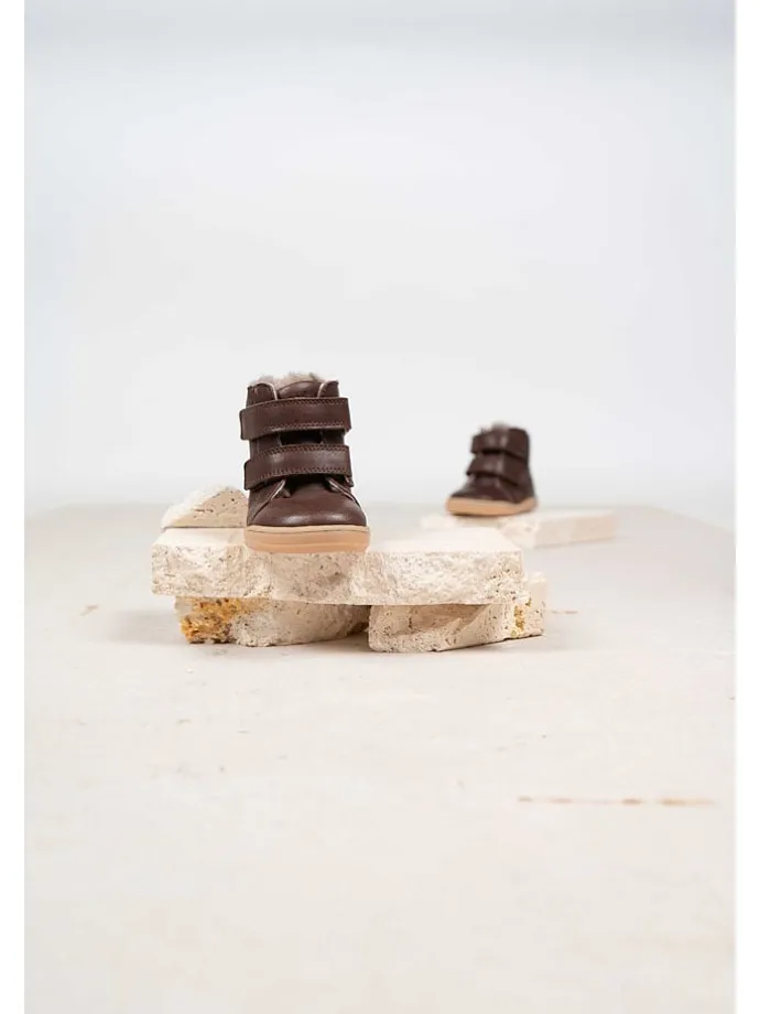 Leder-Barfußschuhe "Helmut" in Braun