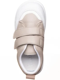 Leder-Barfußschuhe in Beige