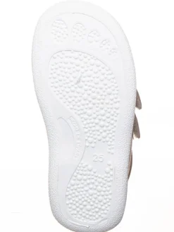 Leder-Barfußschuhe in Beige