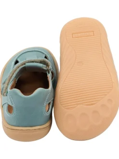 Leder-Barfußschuhe in Blau