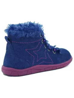 Leder-Barfußschuhe in Blau