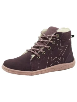 Leder-Barfußschuhe in Bordeaux