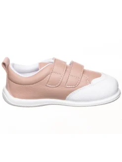 Leder-Barfußschuhe in Creme