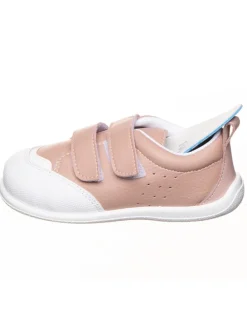 Leder-Barfußschuhe in Creme