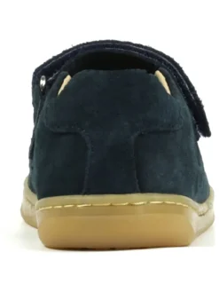 Leder-Barfußschuhe in Dunkelblau