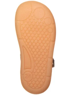 Leder-Barfußschuhe in Dunkelgrün