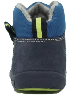 Leder-Barfußschuhe in Dunkelblau