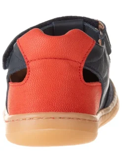 Leder-Barfußschuhe in Dunkelblau