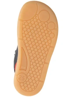 Leder-Barfußschuhe in Dunkelblau