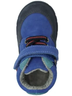 Leder-Barfußschuhe in Dunkelblau