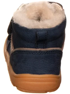 Leder-Barfußschuhe in Dunkelblau