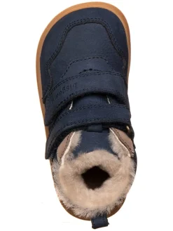 Leder-Barfußschuhe in Dunkelblau