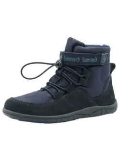 Leder-Barfußschuhe in Dunkelblau