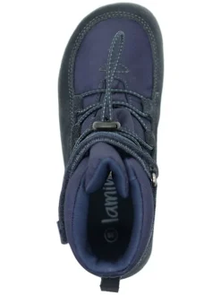 Leder-Barfußschuhe in Dunkelblau