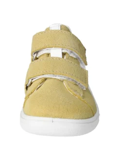 Leder-Barfußschuhe in Gelb