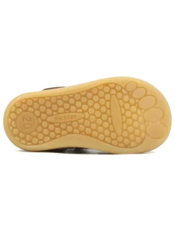 Leder-Barfußschuhe in Hellbraun