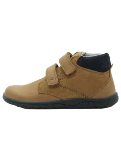 Leder-Barfußschuhe in Hellbraun