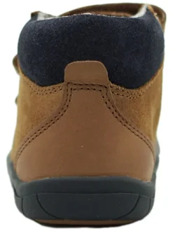 Leder-Barfußschuhe in Hellbraun