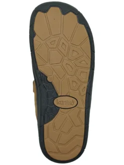 Leder-Barfußschuhe in Hellbraun