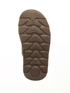 Leder-Barfußschuhe in Hellbraun